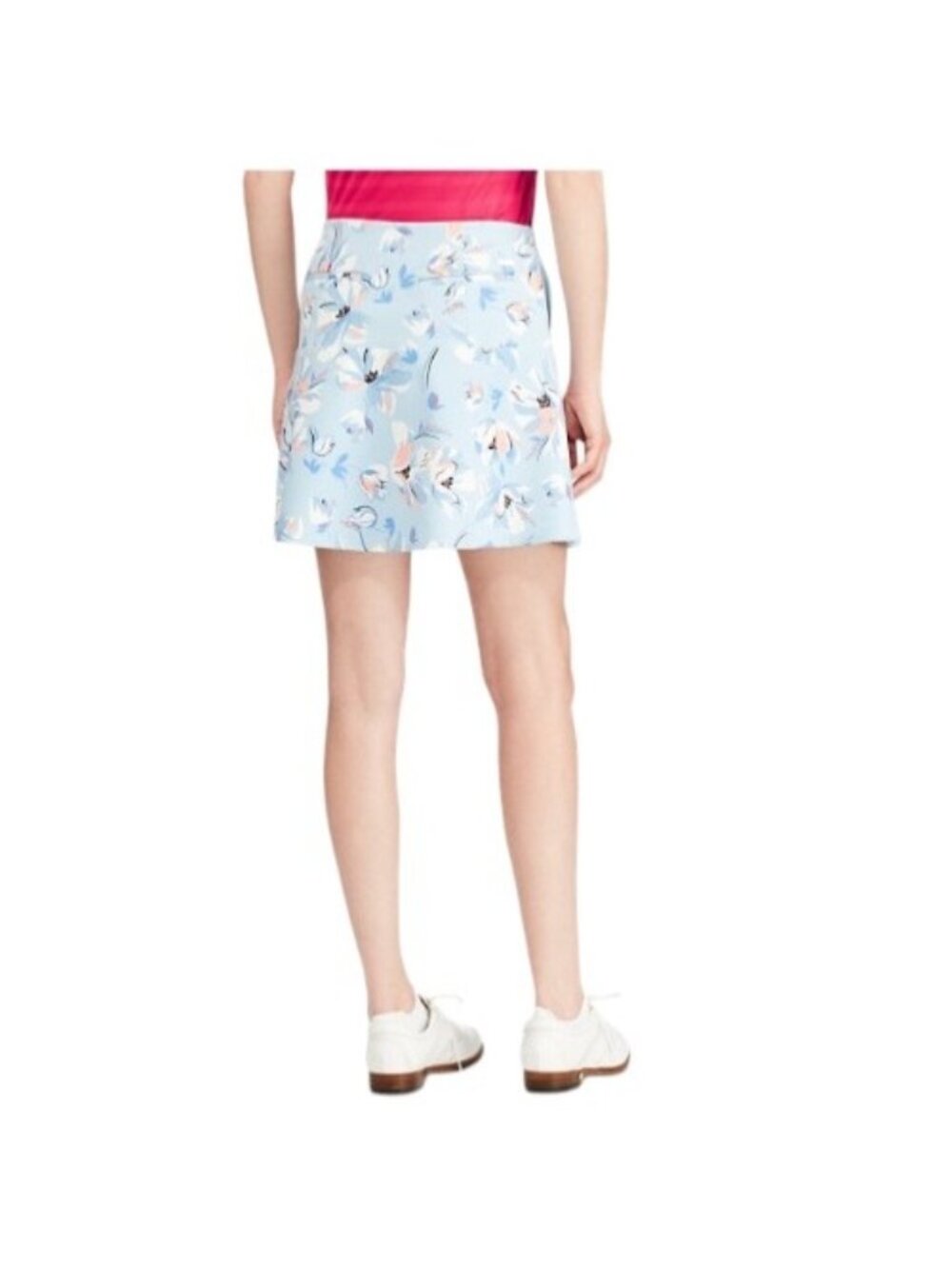 Polo Golf Ralph Lauren Skorts Blue Size L Preppy Floral Outdoor Sporty Spring - Picture 11 of 15